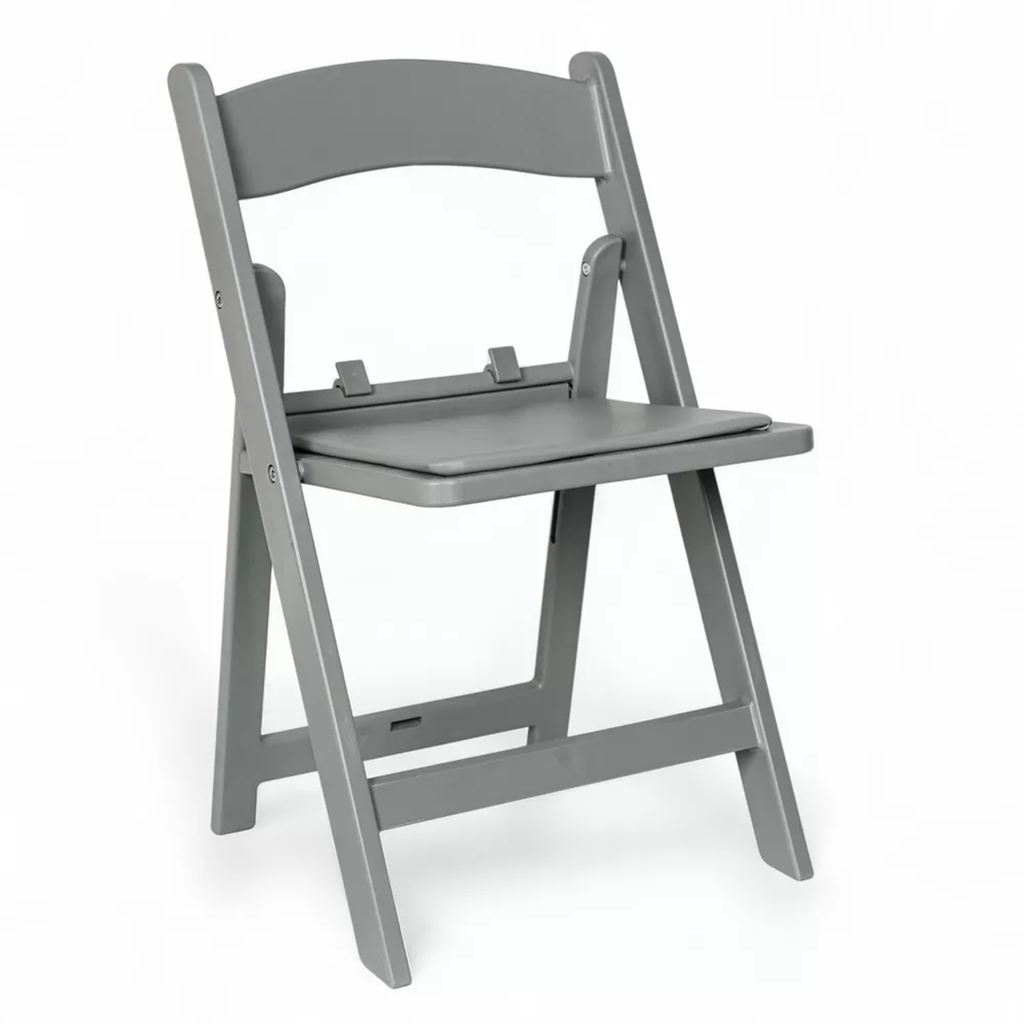 Klappbarer Kinderstuhl aus Harz mit gepolstertem Sitz Stuhl